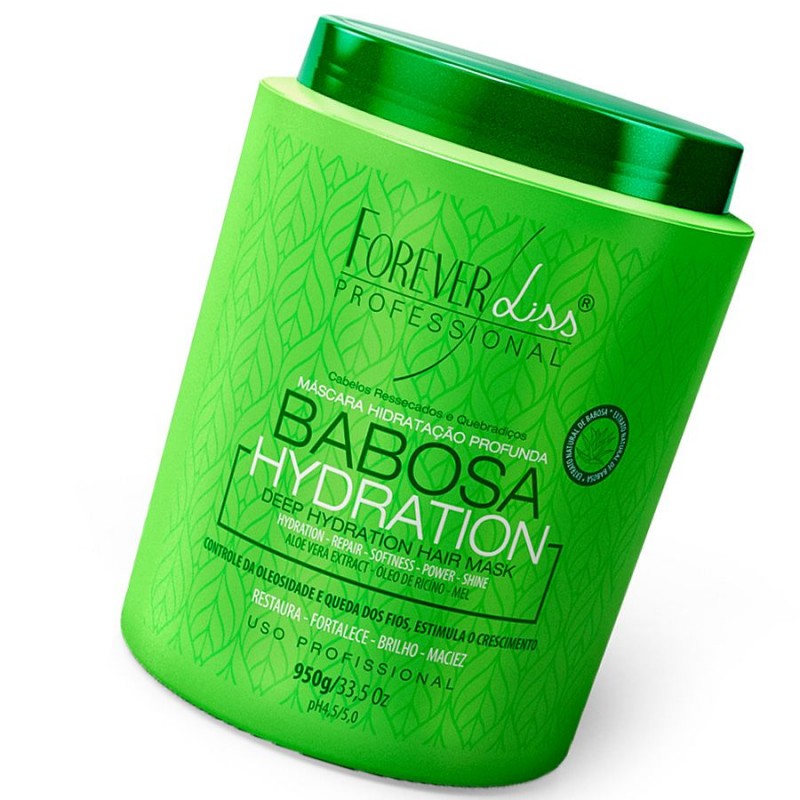 Babosa Slug Hair Deep Hydration Repair Moisturizing Mask 950g - Forever Liss Beautecombeleza.com