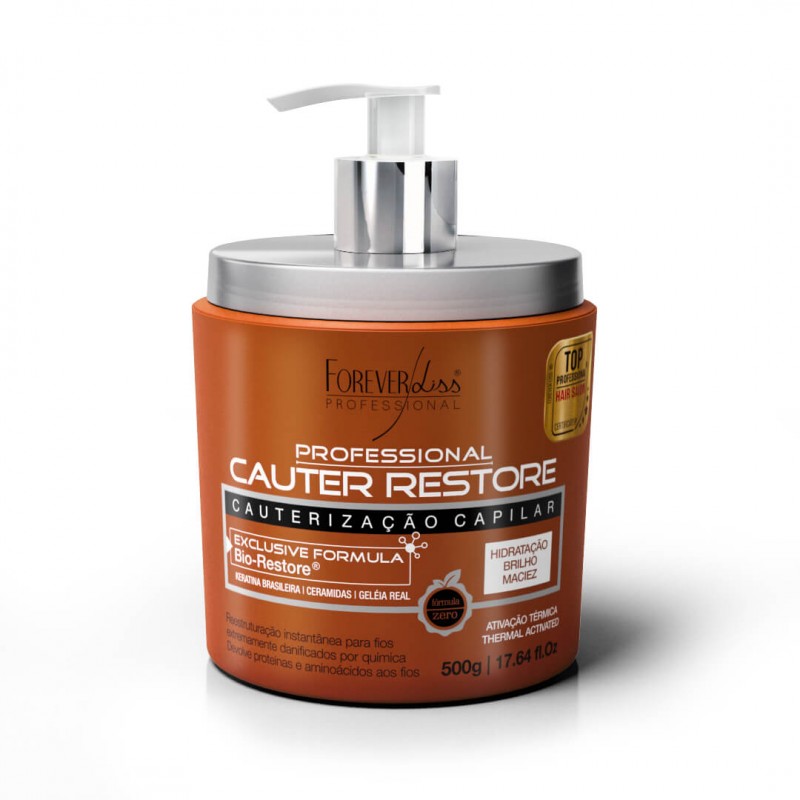 Cauter Restore Cauterização 500g - Forever Liss Beautecombeleza.com Cauter Restore Cauterização 500g - Forever Liss Beautecombeleza.com