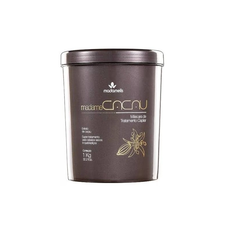 Madame Cacau Máscara Tratamento Capilar 1kg - Madamelis Beautecombeleza.com