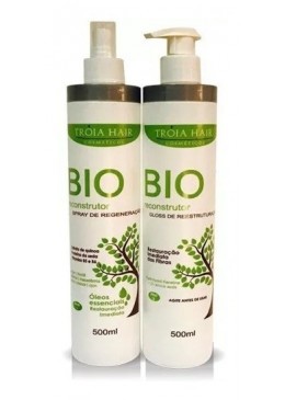 Bio Reconstructeur Immédiate Aide Régénération Traitement Régénération Cheveux 2x1L - Cheveux Troia Beautecombeleza.com