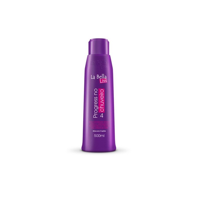 Brazilian Straightening Treatment Shower Progressive Mask 500ml - La Bella Liss Beautecombeleza.com