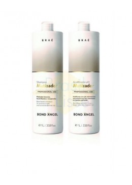 Kit Bond Angel  Shampoo E Acidificante 2X1L - BRAÉ Beautecombeleza.com