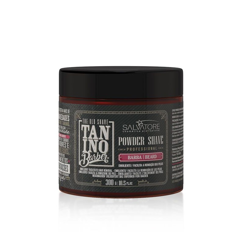 Powder Shave 300g Tanino Barber - Salvatore Beautecombeleza.com Powder Shave 300g Tanino Barber - Salvatore Beautecombeleza.com