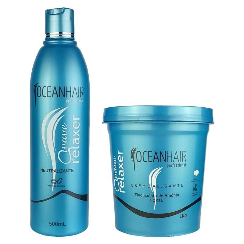 Kit Wave Relaxer de Tioglicolato de Amônio - Ocean Hair Beautecombeleza.com