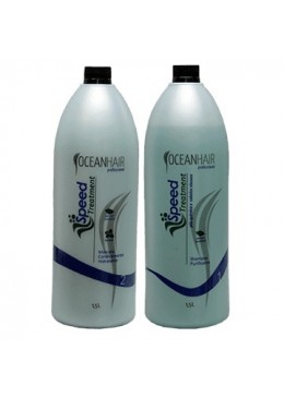 Post-Chemical Speed Treatment Kit 2x1500ml - Ocean Hair Beautecombeleza.com