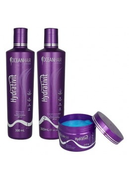 Kit Hidratação Nutritivo Hydrativit Home Care - Ocean Hair Beautecombeleza.com
