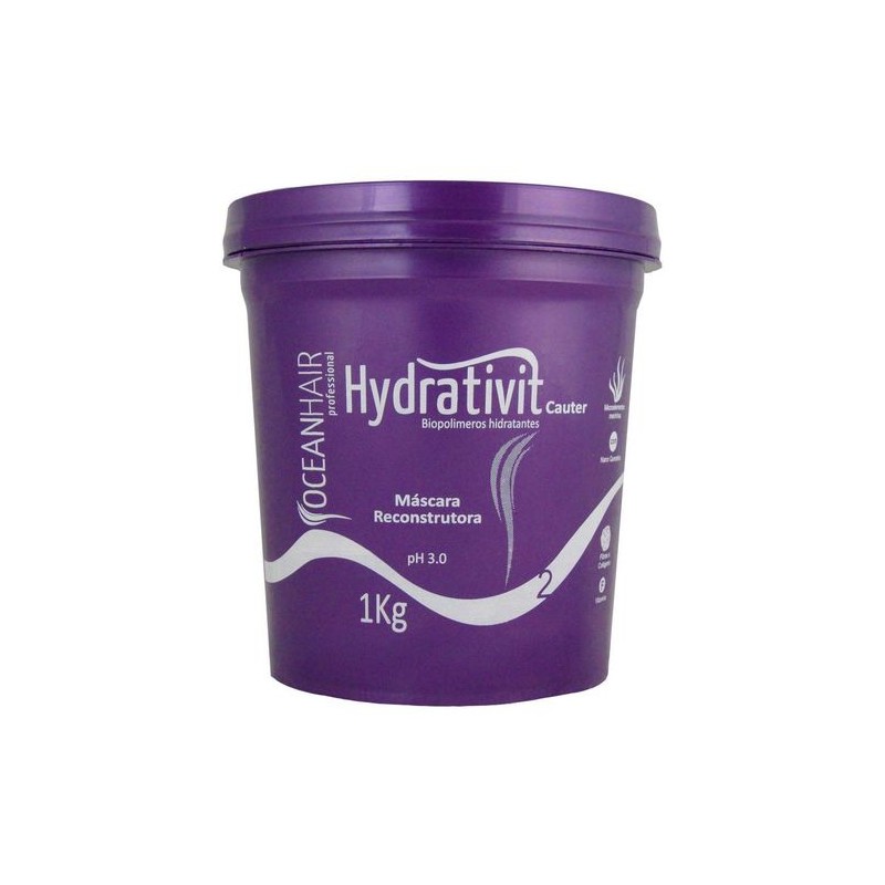 Hydrativit Mask Professional Hydration 1 Kg - Ocean hair Beautecombeleza.com