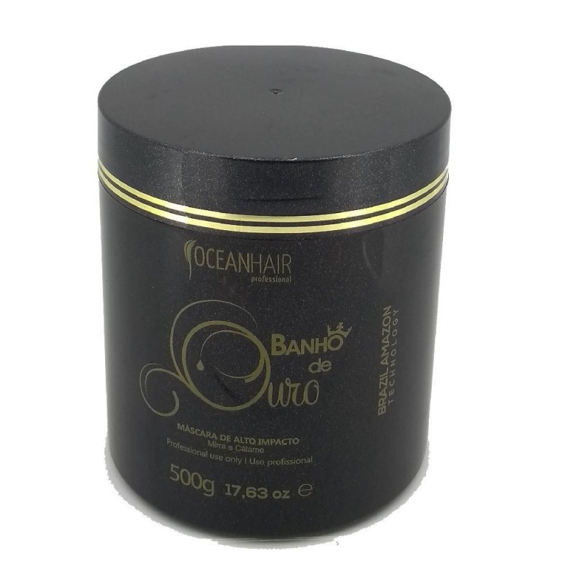 Gold-Plated High Impact Mask 500g - Ocean Hair Beautecombeleza.com