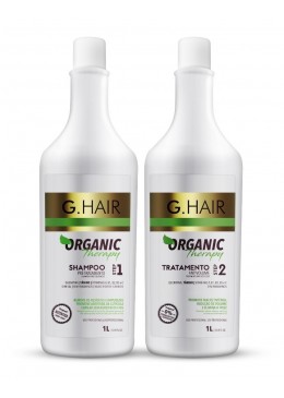 Organic Therapy Kit Shampoo + Tratamento Anti Volume 2X1L - G.hair Beautecombeleza.com