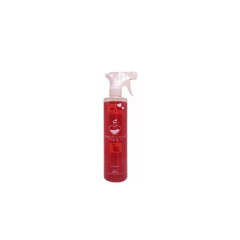 VINAGRE CAPILAR DE MAÇA 300 ml - LOVE POTION Beautecombeleza.com VINAGRE CAPILAR DE MAÇA 300 ml - LOVE POTION Beautecombeleza.com