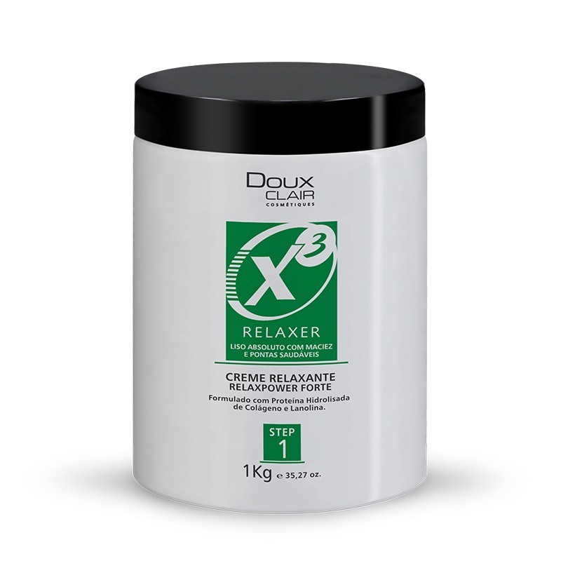 X3 Relaxer Creme Relaxante 1Kg - Doux Clair Beautecombeleza.com X3 Relaxer Creme Relaxante 1Kg - Doux Clair Beautecombeleza.com