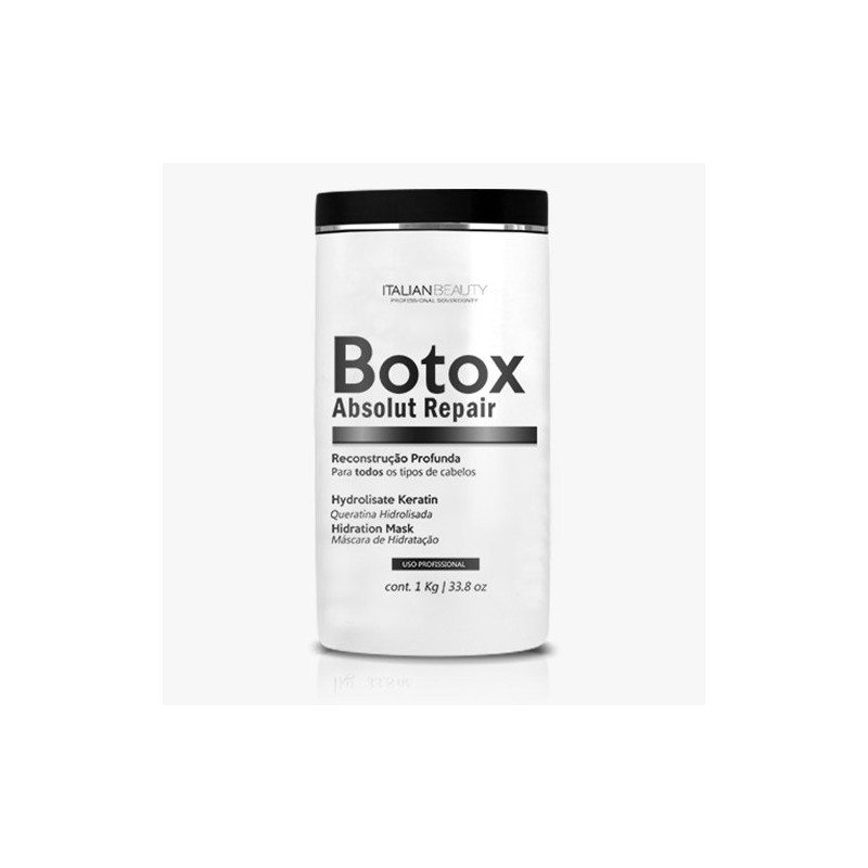 Botox Absolut Repair Efeito liso e Hidratação (1kg) - Italian Beauty Beautecombeleza.com Botox Absolut Repair Efeito liso e Hidratação (1kg) - Italian Beauty Beautecombeleza.com