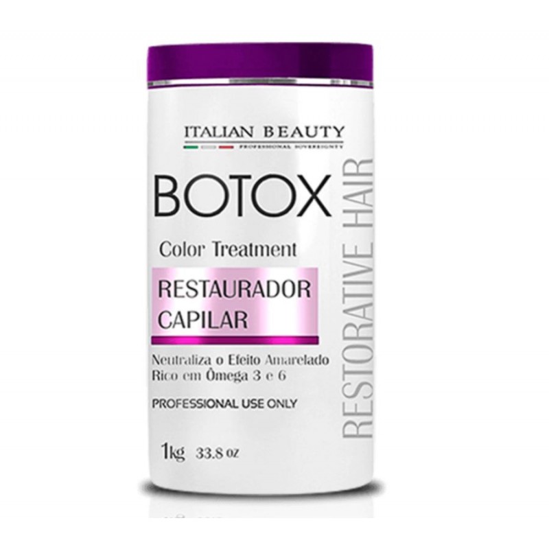 Botox Matizador Restorative Hair (1kg) - Italian Beauty Beautecombeleza.com Botox Matizador Restorative Hair (1kg) - Italian Beauty Beautecombeleza.com