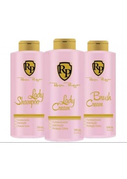 Lady Cream Keratin Daily Protection Treatment Kit 3x300ml - Robson Peluquero Beautecombeleza.com