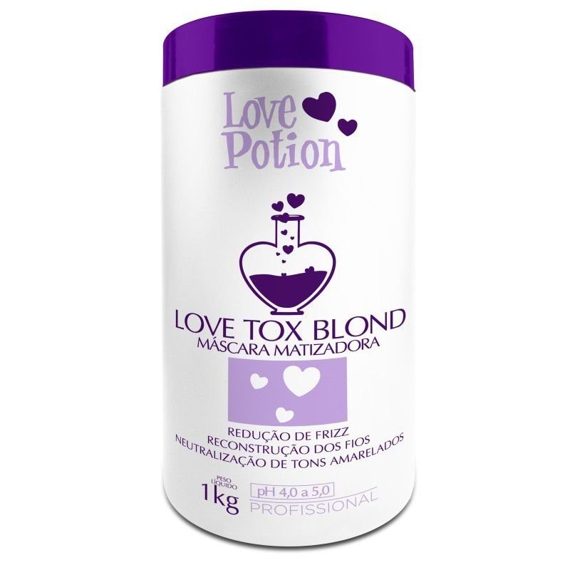 Love Tox Blond Botox Matizador 1kg - Love Potion 
Beautecombeleza.com