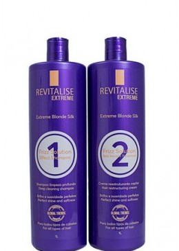 Blonde Silk Progressiva Sem Formol 2x1 Litro - Revitalise Extreme  Beautecombeleza.com