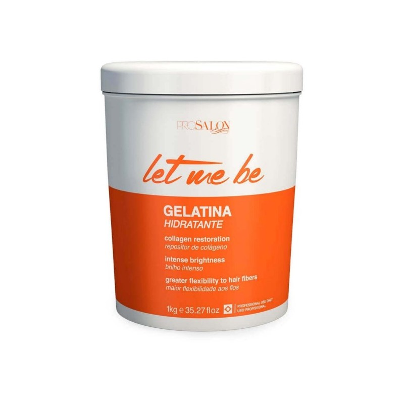 Let Me Be Gelatina Hidratante Capilar 1kg - Prosalon Beautecombeleza.com