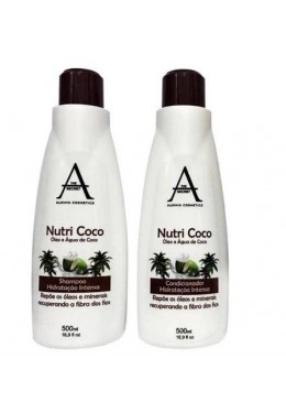 Kit Traitement Nutri Coco 2x500ml - Alkimia 
 Beautecombeleza.com