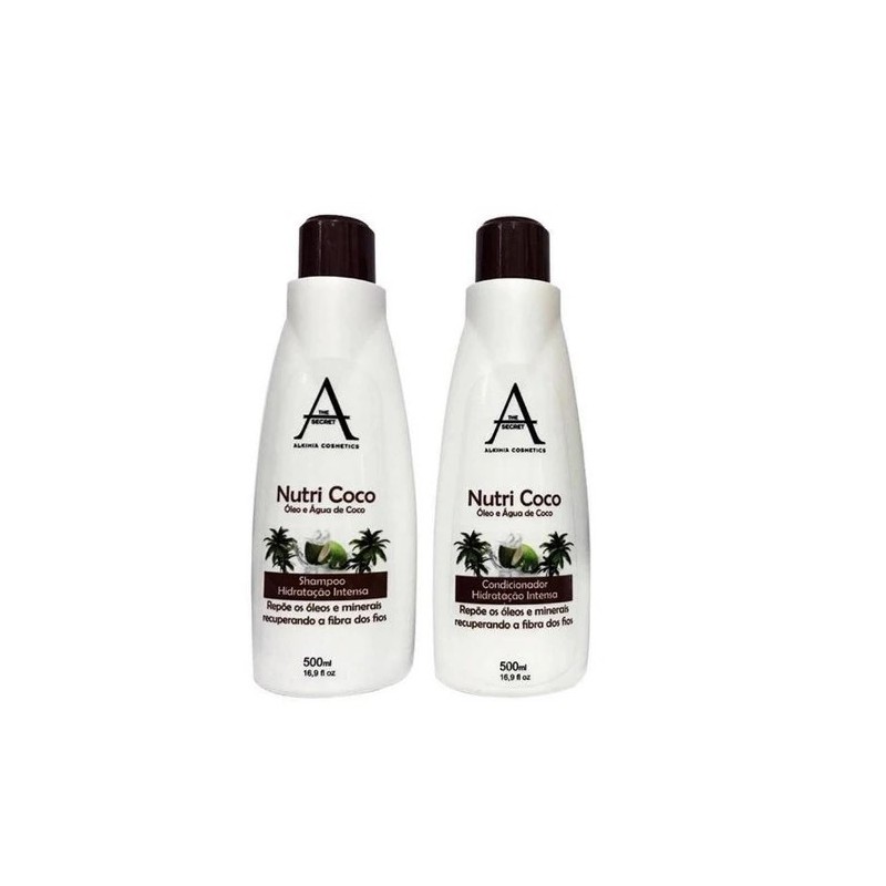 Kit Traitement Nutri Coco 2x500ml - Alkimia 
 Beautecombeleza.com