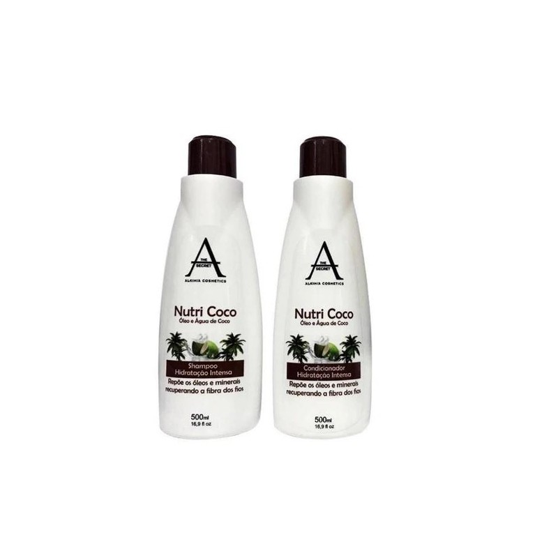 Professional Argan Coconut Extreme Moisturizing Kit Nutricoco 2x500ml - Alkimia Beautecombeleza.com