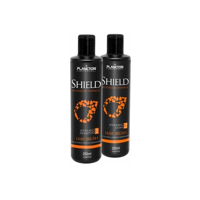 Shield Progressiva Sem Formol Kit 2x250ml - Plancton Professional Beautecombeleza.com