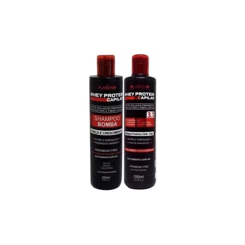 Post Chemistry Hair Treatment Whey Protein Kit 2x250ml - Plancton Professional Beautecombeleza.com