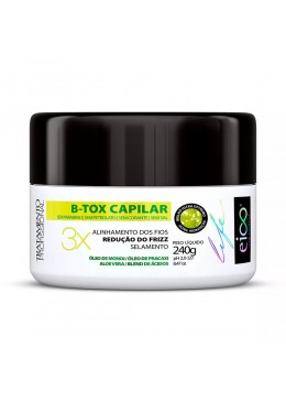 B-Tox Capilar Creme Defrisante 240g - Eico Cosméticos Beautecombeleza.com