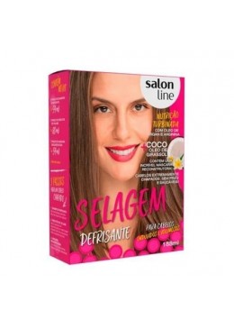 Defrizante Anti Frizz Treatment Sealing Cheveux Ondulés et Volumineux Kit - Salon Line Beautecombeleza.com