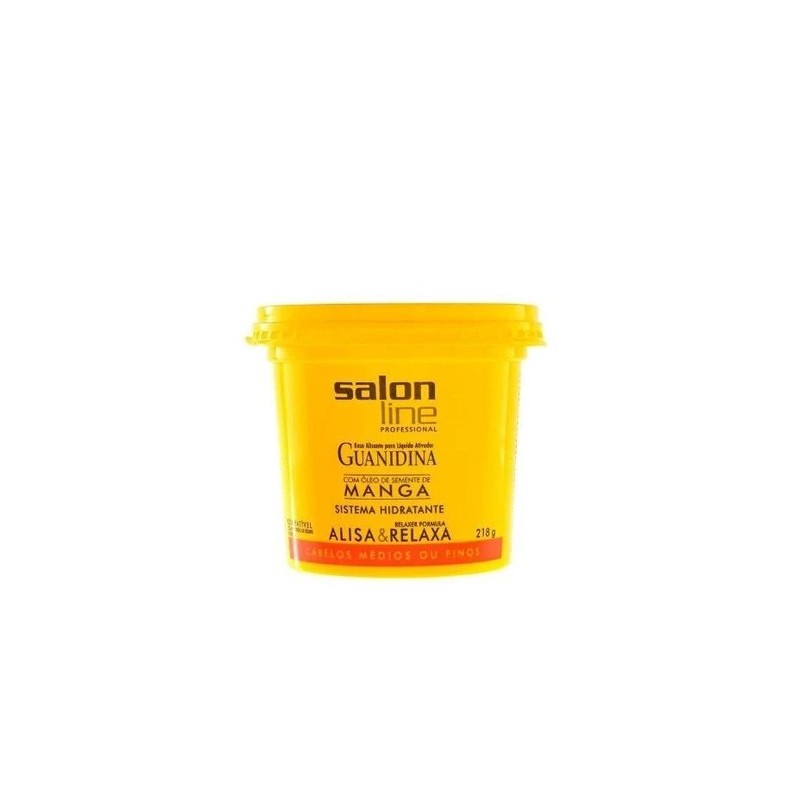Guanidina Mango Seed Oil Hair Smooth Relaxes Hydrating System 218g - Salon Line Beautecombeleza.com