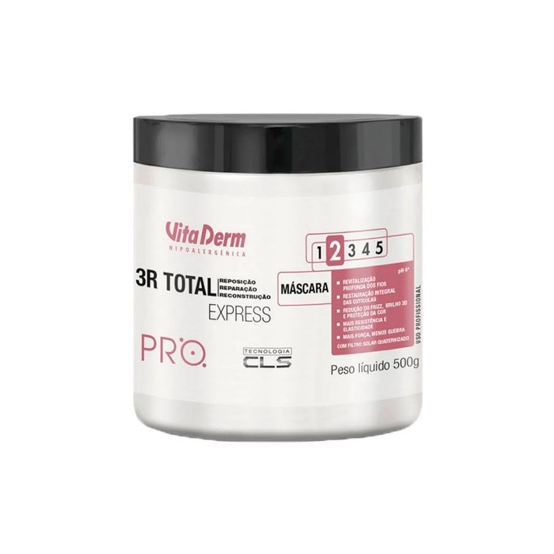 Masques Capillaire 3R Total Express 500g - Vita Derm
Beautecombeleza.com Masques Capillaire 3R Total Express 500g - Vita Derm
Beautecombeleza.com