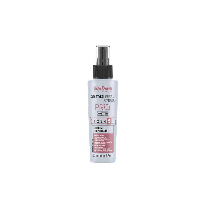 Serum Reparador 3R PRO Total Express 75ml - Vita Derm Beautecombeleza.com Serum Reparador 3R PRO Total Express 75ml - Vita Derm Beautecombeleza.com