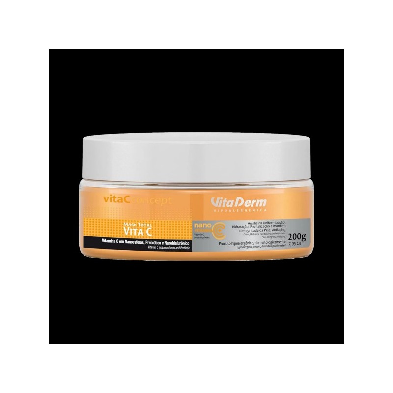 Masque Visage Vitamine C 200g - Vita Derm Beautecombeleza.com Masque Visage Vitamine C 200g - Vita Derm Beautecombeleza.com