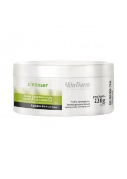 Creme Emoliente para Extração de Comedões Cleanser 220g - Vita Derm Beautecombeleza.com