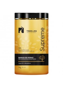 Supreme Verniz Bath - Tree Liss 1 KG   Beautecombeleza