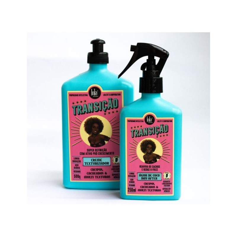 Traitement des Cheveux Crépus et Bouclés Transição Vegan 2 Prod.- Lola Cosmetics Beautecombeleza.com Traitement des Cheveux Crépus et Bouclés Transição Vegan 2 Prod.- Lola Cosmetics Beautecombeleza.com