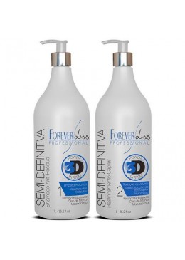 Semi Permanent Progressive Brush Treatment Power 3D System 2x1L - Forever Liss  Beautecombeleza