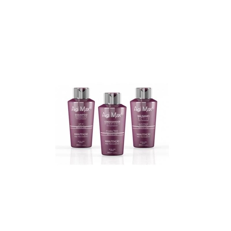 Agi Max Semi di Lino Maintenance Home Care Post Treatment Kit 3x250 - Soller Beautecombeleza.com