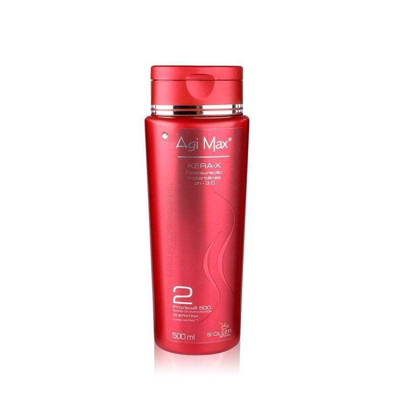 Agi Max Kera-X Restaurador Instantâneo Passo 2 500ml - Soller Beautecombeleza.com