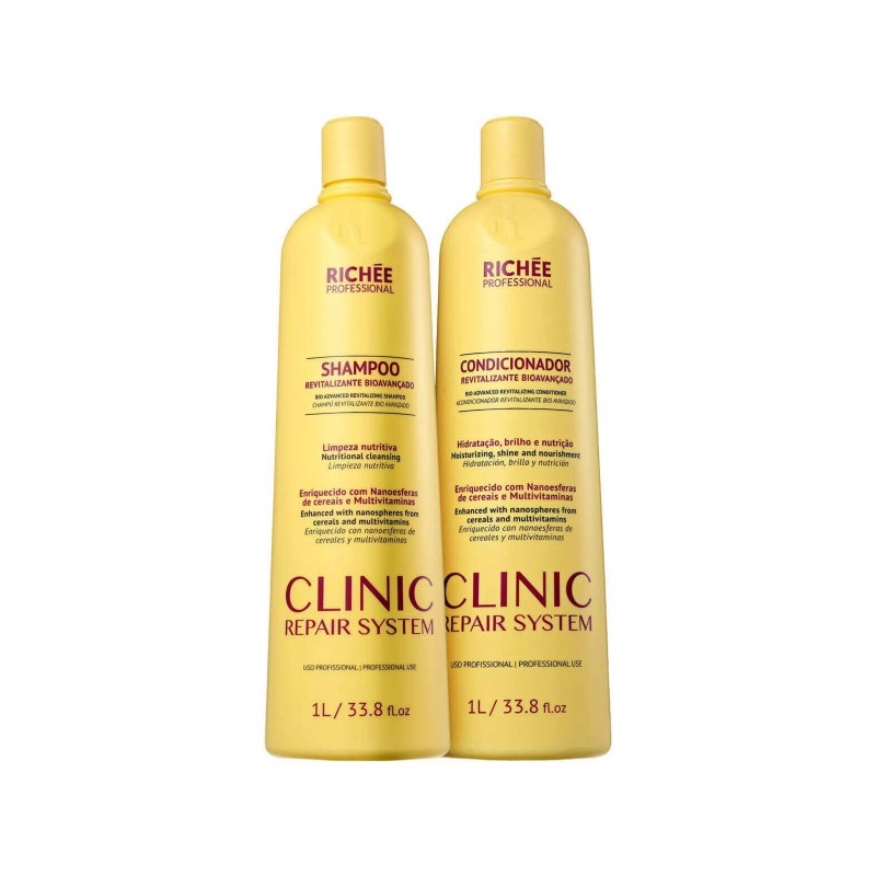 Professional Clinic Repair System Hair Kit 2x1L - Richeé Beautecombeleza.com