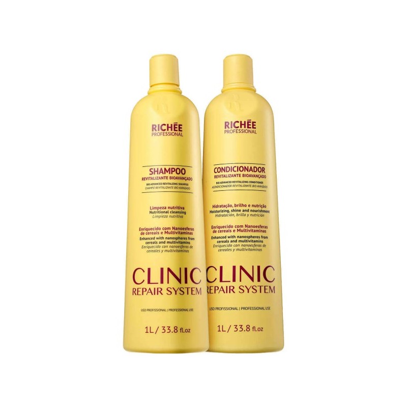 Système de Réparation Clinique Professionnelle  Kit 2 x1L - Richée  Beautecombeleza.com