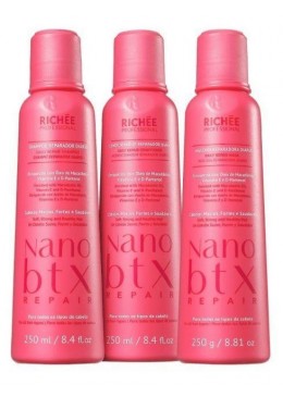 Smooth Strong Hair Nano B.TX Repair Daily Care Maintenance Treatment Kit - Richée Beautecombeleza.com