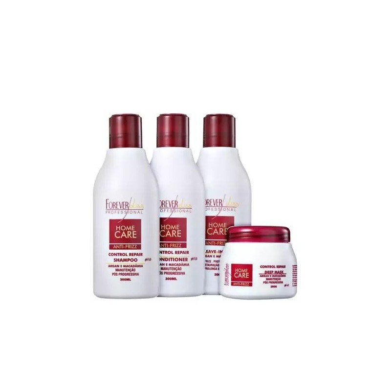 Professional Home Care Anti-Frizz Total Smooth Kit - Forever Liss Professional Home Care Anti-Frizz Total Smooth Kit - Forever Liss