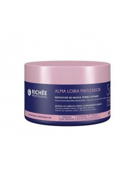 Alma Loira Matizador Soul Blond Repositor de Massa Termo Ativado 300g - Richée 
 Beautecombeleza.com