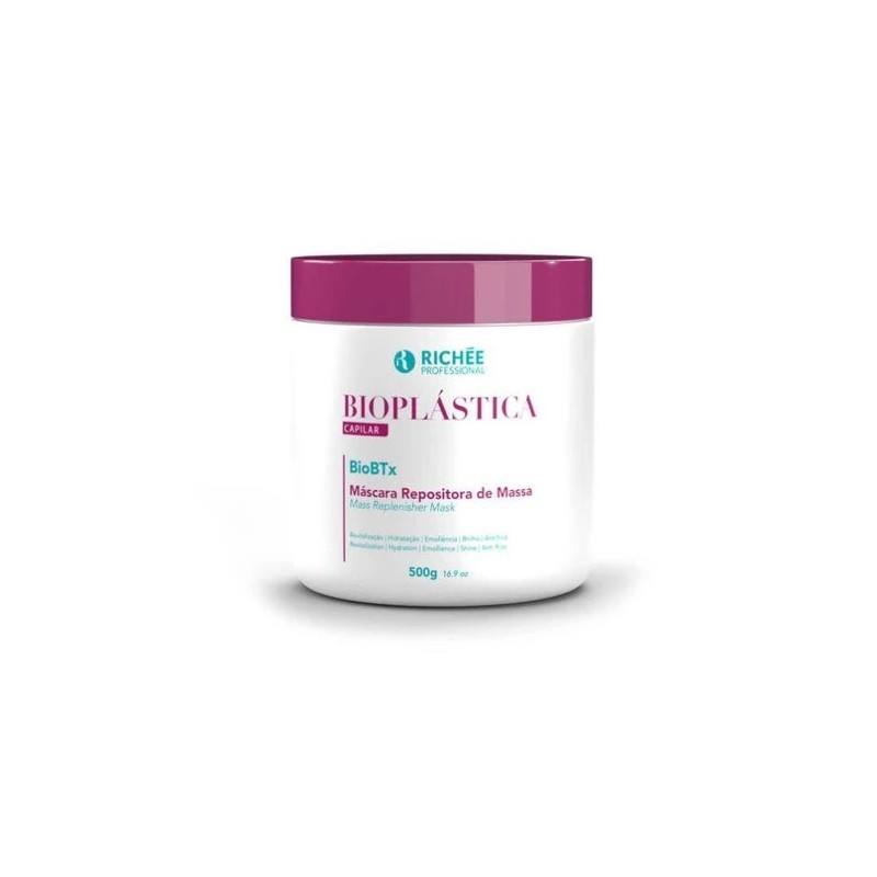 Brazilian Biobtx Mass Replenisher Botox Treatment Bioplasty Mask 500g - Richée Beautecombeleza.com Brazilian Biobtx Mass Replenisher Botox Treatment Bioplasty Mask 500g - Richée Beautecombeleza.com