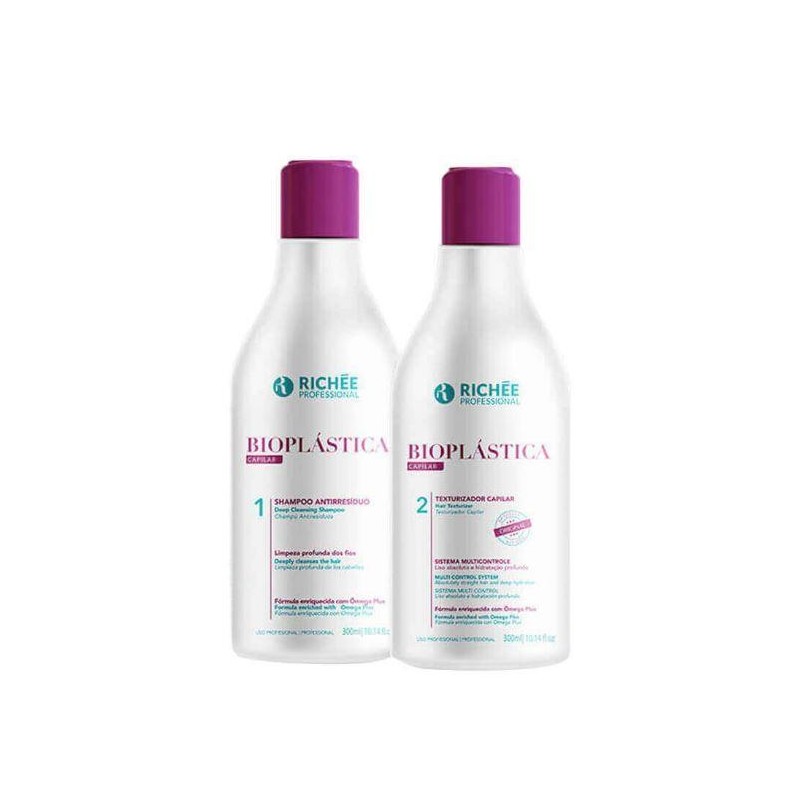 Bioplástica Escova Progressiva Kit 2x300ml - Richée 
 Beautecombeleza.com