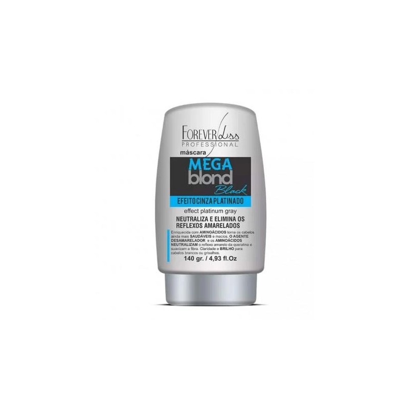 Matizadora Mega Blond Black 140g - Forever Liss Beautecombeleza.com Matizadora Mega Blond Black 140g - Forever Liss Beautecombeleza.com