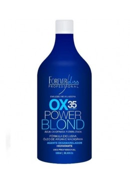 Eau Oxygénée en Émulsion Power Blond OX 35 Vol. 900ml - Forever Liss Beautecombeleza.com