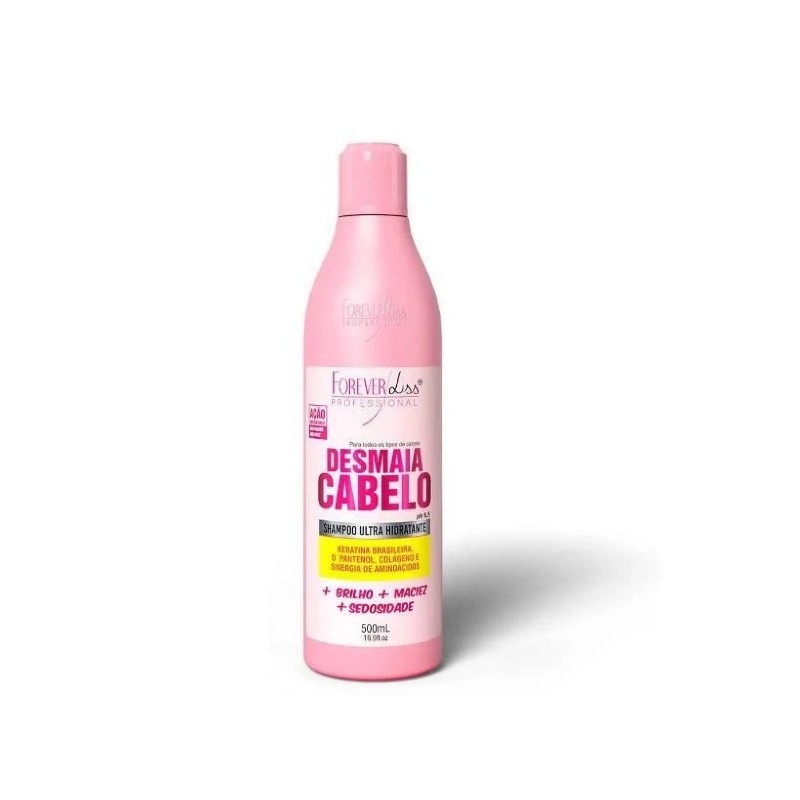 Desmaia Cabelo Shampoo 500ml - Forever Liss 
 Beautecombeleza.com