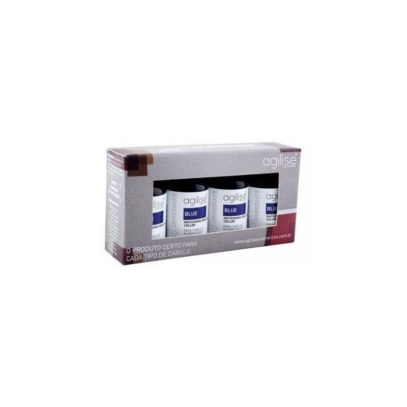 Agi Immediate Realce Collor Blue Toning Blond Hair Ampoules 4x12ml - Agilise Beautecombeleza.com Agi Immediate Realce Collor Blue Toning Blond Hair Ampoules 4x12ml - Agilise Beautecombeleza.com