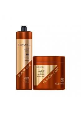 Kit Blinda Cor Pro Performance Shampoo+ Máscara Duplo (2 Produtos) - Lowell 
 Beautecombeleza.com